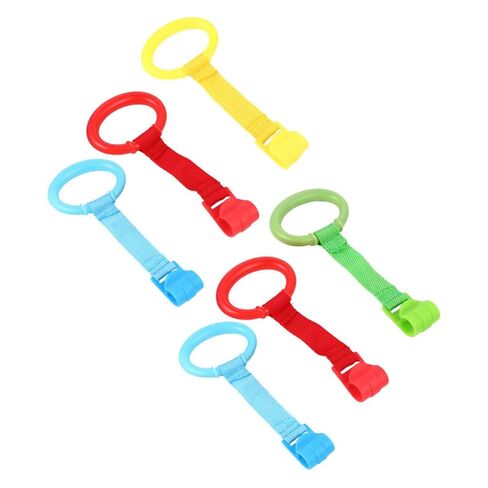 6pcs Pull up Rings for Playpen Walking Assistant Plastic in Kuwait