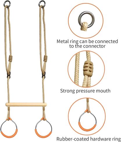 Jungle Obstacle Circuit Rings With Monkey And Balance Game in Kuwait