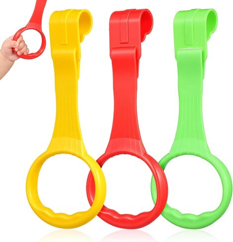 Ipetboom 6pcs Pull Up Rings Crib Pull Ring Infant Bed Nursery for Home Use Toddler Stand Handle in Kuwait