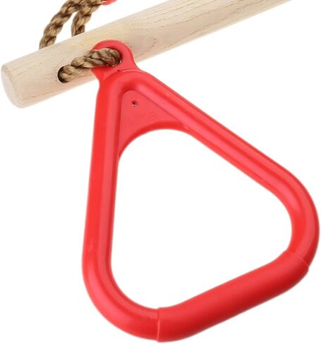 Adult Indoor Outdoor Wooden Trapeze Swing with Rings for Sport Birthday Gift Garden Decorations Outdoor Garden Decorations Statues Decoration Stakes Solar in Kuwait