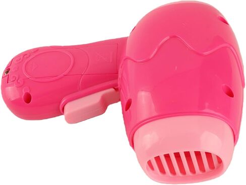 Pretend Hair Dryer Toy Electronic Improve Hand Eye Coordination for Kids Pink in Kuwait