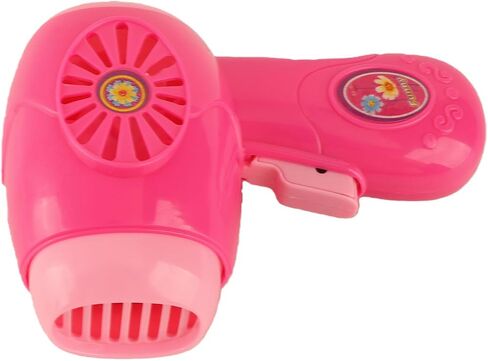 Pretend Hair Dryer Toy Electronic Improve Hand Eye Coordination for Kids Pink in Kuwait