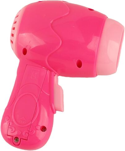 Pretend Hair Dryer Toy Electronic Improve Hand Eye Coordination for Kids Pink in Kuwait