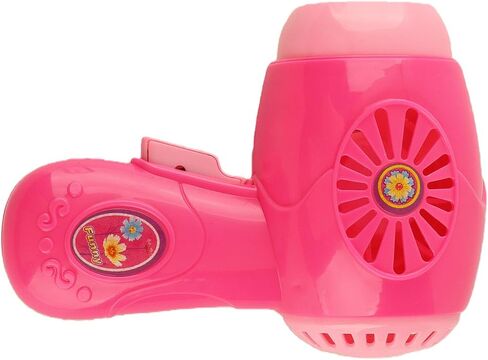 Pretend Hair Dryer Toy Electronic Improve Hand Eye Coordination for Kids Pink in Kuwait