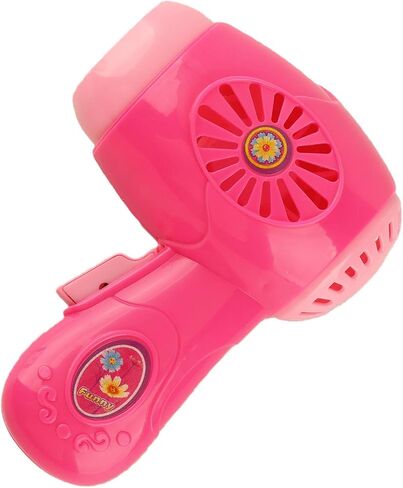 Pretend Hair Dryer Toy Electronic Improve Hand Eye Coordination for Kids Pink in Kuwait