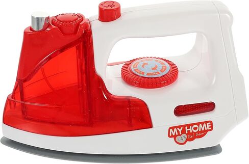 Toddmomy Mini Electric Iron Toy for Kids, Mini Home Appliance Pretend Play Iron Model Educational Role Play Toy for Kids Girls Boys in Kuwait