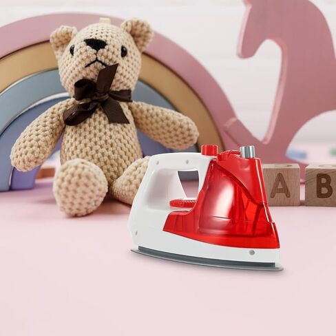 Toddmomy Mini Electric Iron Toy for Kids, Mini Home Appliance Pretend Play Iron Model Educational Role Play Toy for Kids Girls Boys in Kuwait