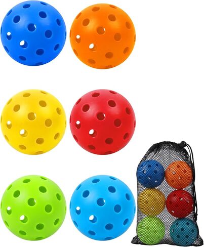 HOTWIND 6-Pack Backyard Golf Replacement Balls 3" Colorful with Carry Bag in Kuwait