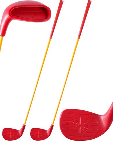 Backyard Golf Clubs 2 Pack Red Oversize Heads 36" Carbon Shaft Outdoor in Kuwait