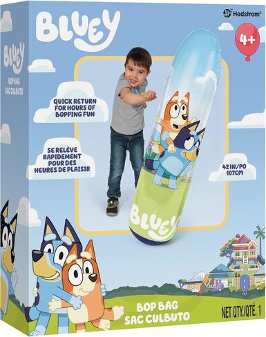 Hedstrom Bluey Bop Bag Inflatable Punching Bag for Kids, 42" in Kuwait