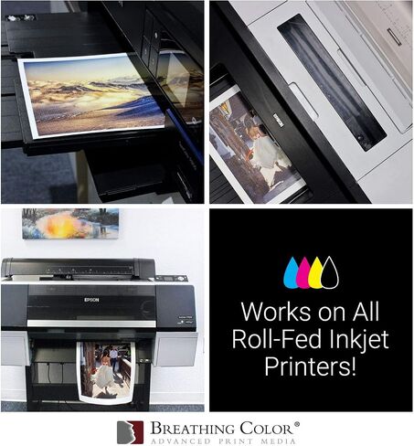 Crystalline Satin Bright White, Poly-Cotton Inkjet Canvas 60in x 40ft Roll Makes Color and Contrast Art Pop With Its Exquisite Satin Finish in Kuwait