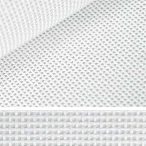 13 Mesh 21"x17" Mono Needlepoint Canvas Roll, White, Cotton in Kuwait