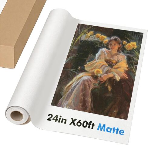 Koala Printable Polyester Matte Canvas Roll, 24 inch x 60ft in Kuwait