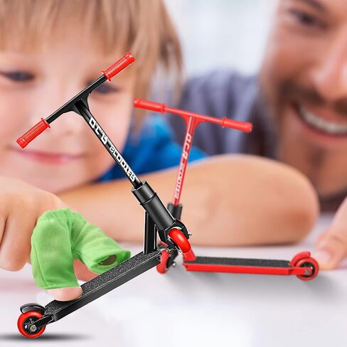 Civaner 22 Pcs Mini Finger Scooter Skateboards Toys for Kids, Red, Black in Kuwait