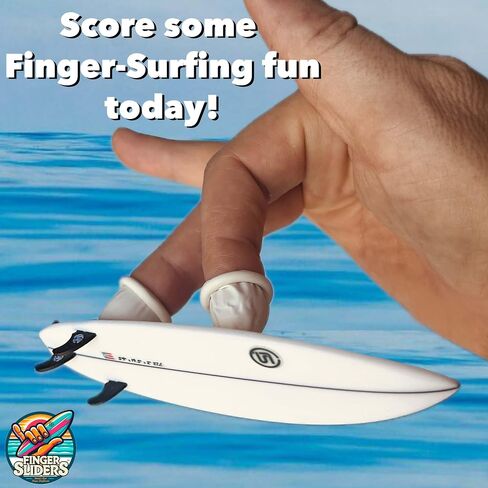 Finger Sliders 2026 VYBE Mini Surfboard, White Shortboard in Saudi Arabia