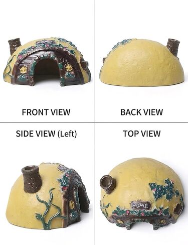 Toad Frog House Resin Reptile Hide Cave for Outside Garden Tank in Kuwait