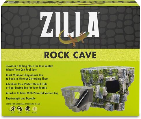 Zilla Rock Cave Vertical Décor, Reptile Hides for Geckos and Frogs in Saudi Arabia