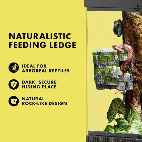 Zilla Rock Cave Vertical Décor, Reptile Hides for Geckos and Frogs in Saudi Arabia