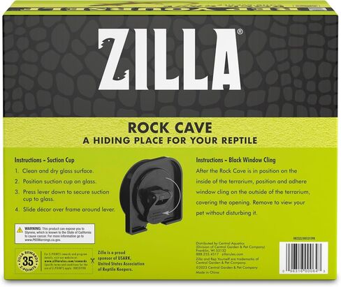 Zilla Rock Cave Vertical Décor, Reptile Hides for Geckos and Frogs in Saudi Arabia