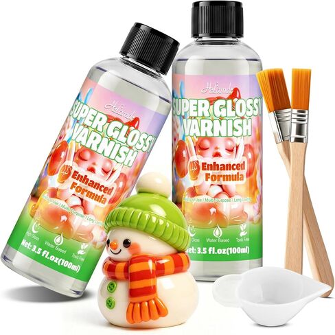 Air Dry Clay Glaze,200ml Upgraded Polymer Clay Glaze,Protect Clay Surfaces in Saudi Arabia