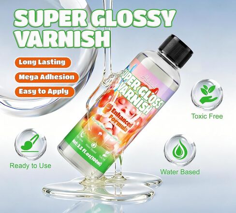 Air Dry Clay Glaze,200ml Upgraded Polymer Clay Glaze,Protect Clay Surfaces in Saudi Arabia