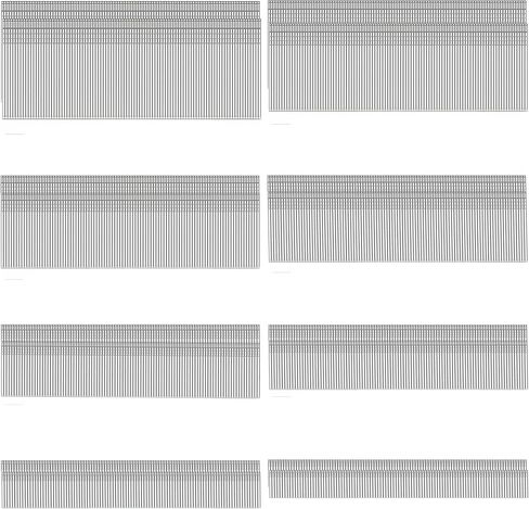 HW HAMWOO 18 Gauge 1600PCS Galvanized Brad Nails (2/5"-200,5/8"-200,3/4"-200,1"-200,1-1/4"-200,1-1/2"-200,1-3/4"-200,2"-200), Suitable for Most Brand of 18 Gauge Pneumatic and Electric Brad Nailer in Kuwait