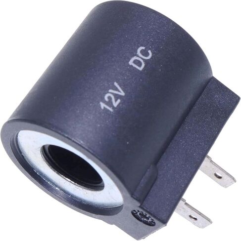 Solarhome 6301012 Solenoid Valve Coil With 2 Spade Connector 12V Compatible with Hydraforce Stems 08 80 88 98 Series 1/2" Hole in Kuwait