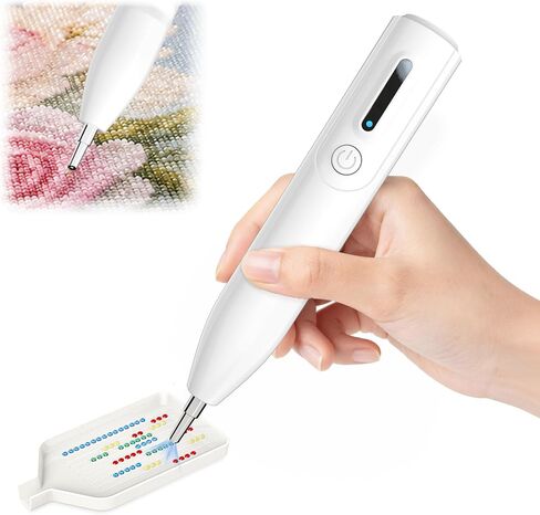 Electric Diamond Art Pen, Wireless Vacuum Diamond Painting Pen for Adults in Kuwait