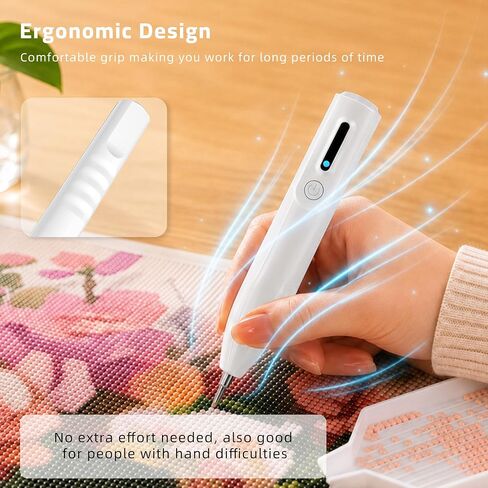 Electric Diamond Art Pen, Wireless Vacuum Diamond Painting Pen for Adults in Kuwait