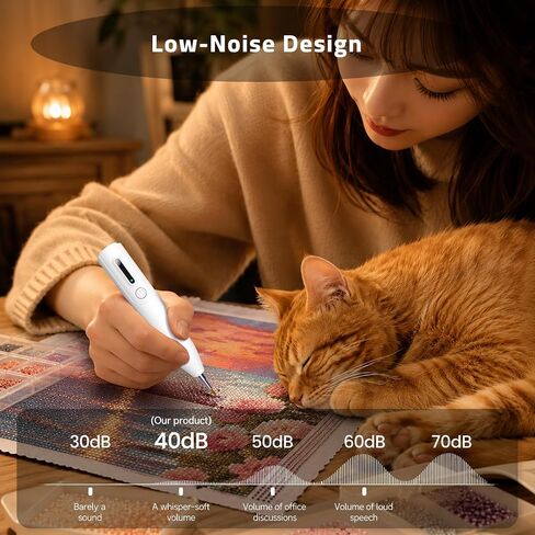 Electric Diamond Art Pen, Wireless Vacuum Diamond Painting Pen for Adults in Kuwait