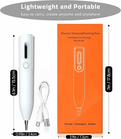 Electric Diamond Art Pen, Wireless Vacuum Diamond Painting Pen for Adults in Kuwait