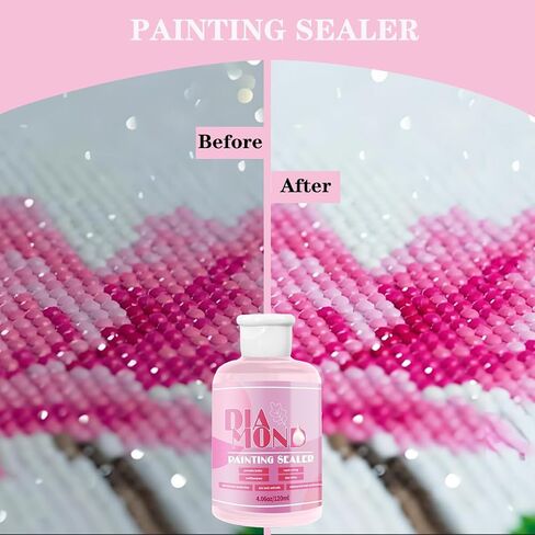Diamond Painting Sealer Glue Kit 2 Pack 8OZ with Silicone Brush in Kuwait