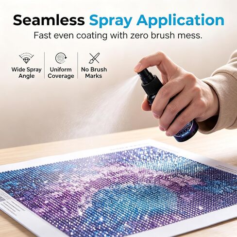 Diamond Painting Sealer Spray 100ml Quick Dry Gloss Sealant for Diamond Art in Kuwait