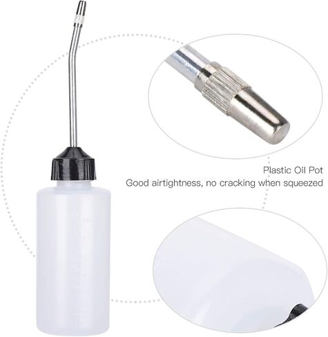 10 Pack 120ml Plastic Sewing Machine Oiler Bottle with Needle Tip Nozzle for Precision Lubrication in Kuwait