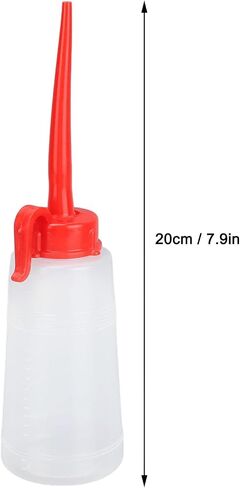 20 Pack Sewing Machine Oil Bottle 160ml Plastic Lubricant Applicator with Red Long Spout for Precision Oiling in Kuwait