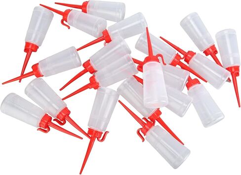 20 Pack Sewing Machine Oil Bottle 160ml Plastic Lubricant Applicator with Red Long Spout for Precision Oiling in Kuwait