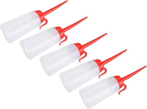 20 Pack Sewing Machine Oil Bottle 160ml Plastic Lubricant Applicator with Red Long Spout for Precision Oiling in Kuwait