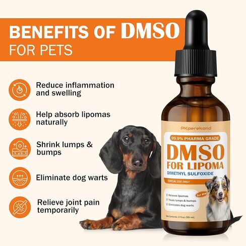 Topical DMSO for Dogs Lipoma, Reduce Inflammation and Swelling, Guard Dog in Kuwait