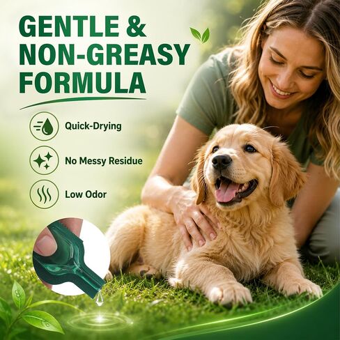 6Pcs Topical Dog Care Drops for Small Dogs 5-22 lbs, Monthly Outdoor Comfort Liquid for Dogs, Waterproof Pet Skin Care Formula, Easy-to-Apply Dog Care Drops, 6 Month Supply in Saudi Arabia