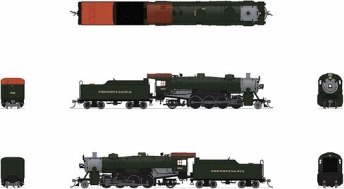 Broadway Limited Imports N Scale USRA Light Mikado Locomotive, PRR 9631 with Paragon4 Sound/DC/DCC, 10085 in Kuwait