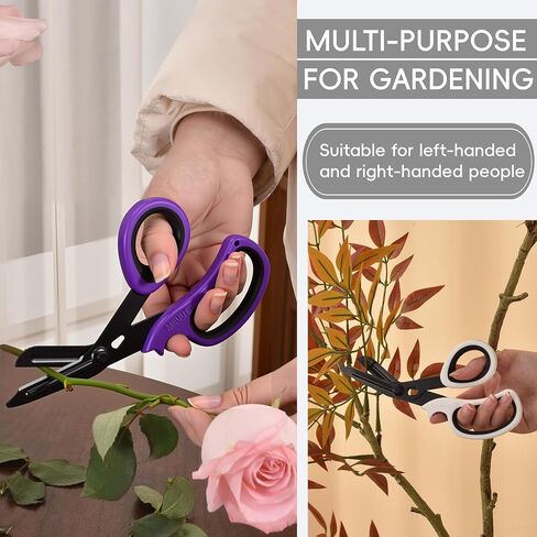 Scissors, MEUUT 8 inches Medical Scissors Bulk Right/Left Handed Trauma Shears, Forged Stainless Steel Multipurpose Scissors for Household, Gardening, EMT in Saudi Arabia