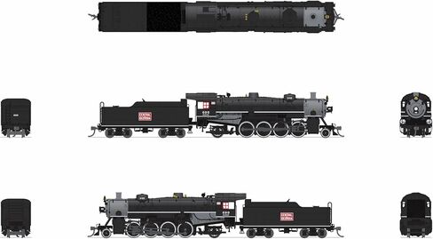 Broadway Limited Imports N Scale USRA Light Mikado Locomotive, CofG 699, TVRM Excursion Appearance with Paragon4 Sound/DC/DCC, 10078 in Kuwait