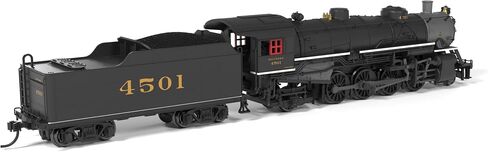 Broadway Limited Imports BLI N Scale USRA Light Mikado Locomotive, SOU 4501, Black Boiler, No-Sound/DCC-Ready, 10089 in Kuwait