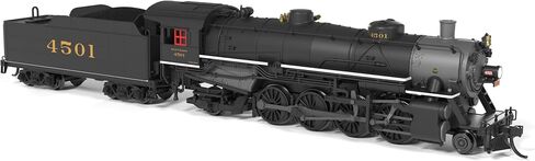Broadway Limited Imports BLI N Scale USRA Light Mikado Locomotive, SOU 4501, Black Boiler, No-Sound/DCC-Ready, 10089 in Kuwait