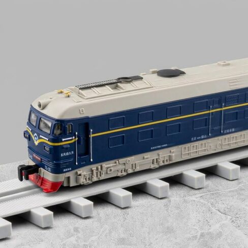 Moving Railway Locomotive Set Smoke Effect Alloy Train Model Working Lights Plaything, Red in Kuwait