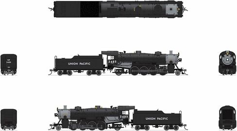 Broadway Limited Imports BLI N Scale USRA Light Mikado Locomotive, UP 2485, No-Sound/DCC-Ready, 10092 in Kuwait
