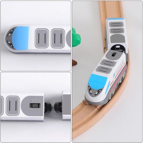 Electric Train for Remote-Controlled Alloy Locomotive Model with Fine Workmanship White Color Suitable for Collection and Decoration in Saudi Arabia