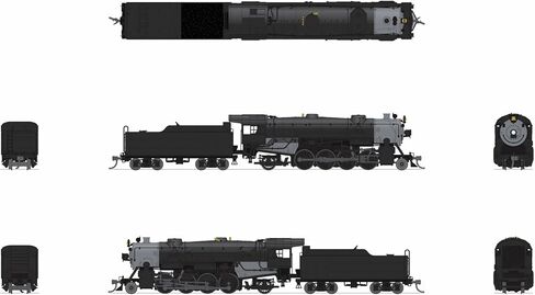 Broadway Limited Imports BLI N Scale USRA Heavy Mikado Locomotive, Unlettered, No-Sound/DCC-Ready, 10065 in Kuwait