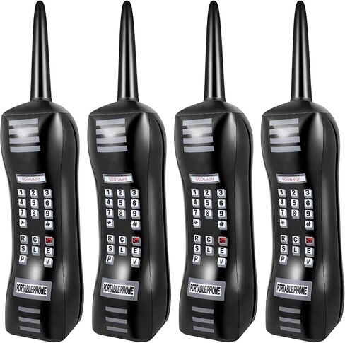 Chivao 4pcs Inflatable Mobile Phone Retro 80s 90s Party Decorations 26inch in Kuwait