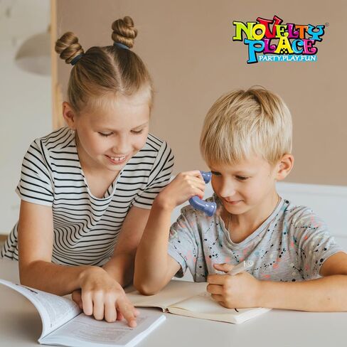 Novelty Place 4 Pack Whisper Phones Speech Therapy Toys for Reading & Auditory Feedback - Improve Fluency, Comprehension & Pronunciation- Hear Myself Sound Phone(4 Colors, Small) in Kuwait